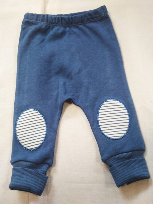 Комплект за бебе момче в синьо и бяло