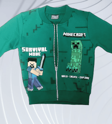 Комплект 3 части за момче на Minecraft